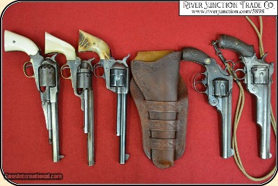 Triple loop holster for 7 1/2 & 8 inch barreled Frontier era revolvers RJT#5898 - Image 5 of 20