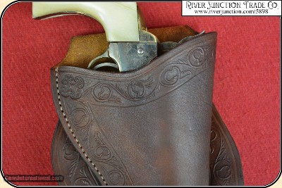 Triple loop holster for 7 1/2 & 8 inch barreled Frontier era revolvers RJT#5898 - Image 14 of 20