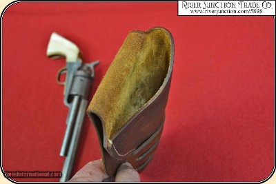 Triple loop holster for 7 1/2 & 8 inch barreled Frontier era revolvers RJT#5898 - Image 18 of 20
