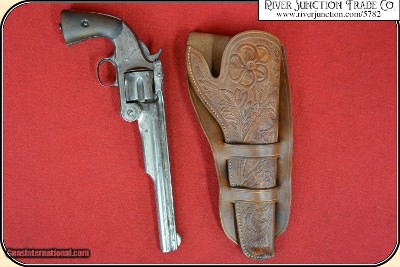 Hand tooled Holster - Mexican Double Loop Holster Copied from original in the River Junction Collection - Image 12 of 13