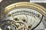 (Make Offer) Gold Pocket Watch - Illinois Watch Co. movement - 14 of 17