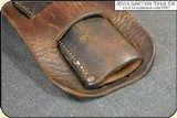 Classic Herman H. Heiser holster for a 4 3/4 or 5 1/2 inch Colt SAA - 7 of 11