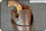 Classic Herman H. Heiser holster for a 4 3/4 or 5 1/2 inch Colt SAA - 5 of 11