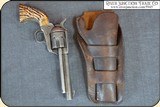 Classic Herman H. Heiser holster for a 4 3/4 or 5 1/2 inch Colt SAA - 3 of 11