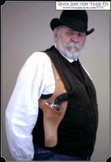 Improved 7.5 Texas Shoulder Holster Copied from original in the River Junction Collection - 4 of 8