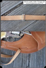 Improved 7.5 Texas Shoulder Holster Copied from original in the River Junction Collection - 3 of 8