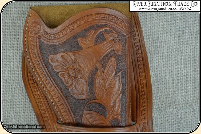 Holster for a Colt Dragoon copy of an original in the River Junction Collection - Image 7 of 13