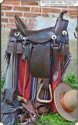 (Make Offer) 15 inch seat, Antique Saddle - 1 of 21