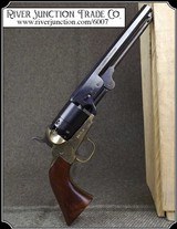 Confederate copy of the Colt 1851 Navy. Brass frame chambered in .44 caliber - 1 of 8