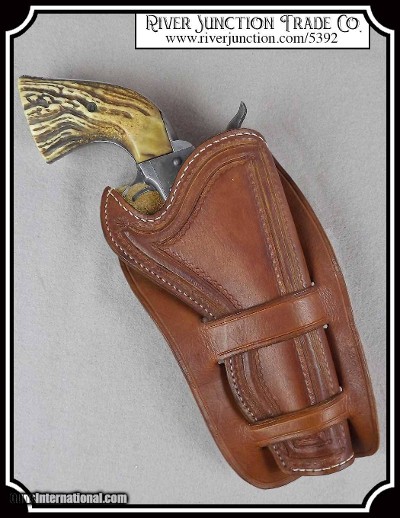 Lined Traditional Cheyenne holster Right Handed Draw 4 3/4 - 5 1/2