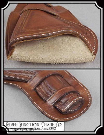 Lined Traditional Cheyenne holster Right Handed Draw 4 3/4 - 5 1/2 - Image 5 of 6