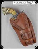 Lined Traditional Cheyenne holster Right Handed Draw 4 3/4 - 5 1/2 - 1 of 6