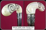 Antique Celtic Ivory handle cane with ancient symbols - 7 of 10