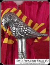 ( Make Offer) Engraved Silver Plated Walking Stick Cane - 4 of 8