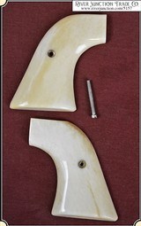 "Ivory" Natural Bone grips for Ruger OLD Model Vaquero, Single Six and Blackhawk