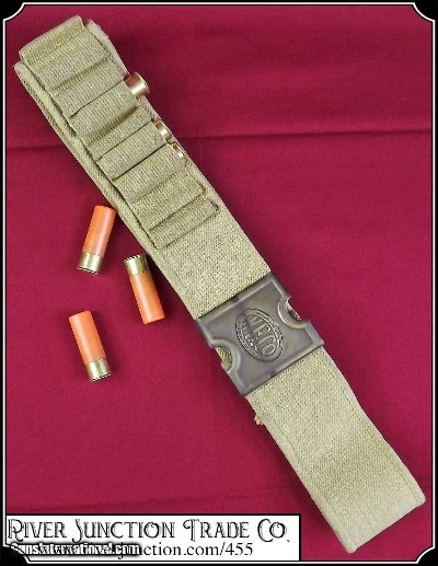 Belt - 12 Gauge Shot Gun Web Belt - With Buckle