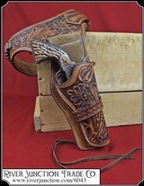 Wonderfully Floral Carved Single Action Fast Draw Rig - 1 of 7