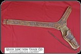 Wonderfully Floral Carved Single Action Fast Draw Rig - 6 of 7