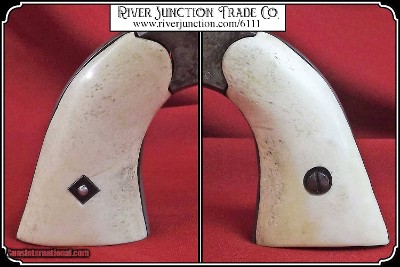 Grips ~ natural white bone For your 1858 Remington - Image 2 of 10