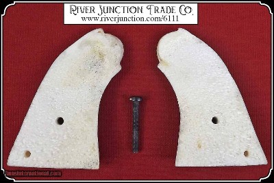 Grips ~ natural white bone For your 1858 Remington - Image 8 of 10