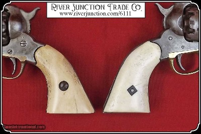 Grips ~ natural white bone For your 1858 Remington - Image 9 of 10