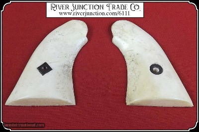 Grips ~ natural white bone For your 1858 Remington - Image 7 of 10