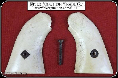 Grips ~ natural white bone For your 1858 Remington - Image 6 of 10