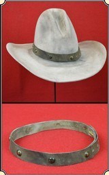 Hatband - Leather Hat Band Hand-crafted ~ Made Exclusively by RJT Co. - 1 of 5