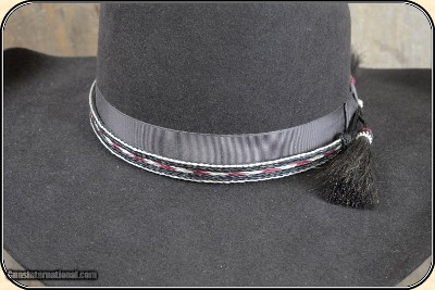 5 strand horse hair hat band