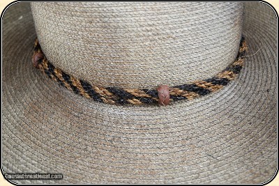 Twisted horse hair hat band - Image 7 of 9