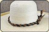 Twisted horse hair hat band