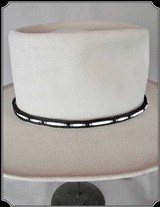 Bone Beaded Horse Hair Hatband - 2 of 6