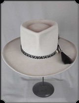 Horse Hair Hat Band Black and White - 7 of 8