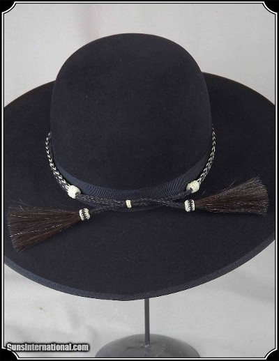 Horse Hair Hat Band Black and White - Image 3 of 8