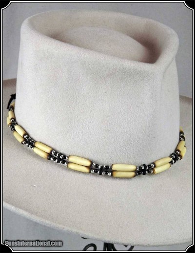 Two Strand Bone Hat Band - Image 2 of 7