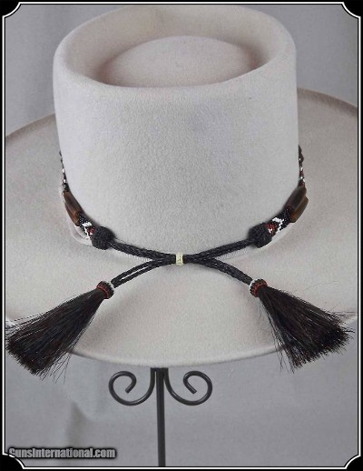 Glass Quill and Bead Hat Band - Image 4 of 8