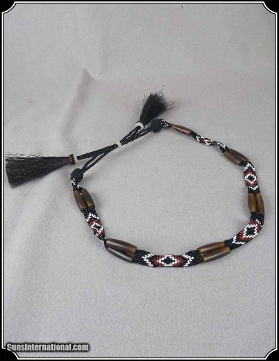 Glass Quill and Bead Hat Band - Image 5 of 8