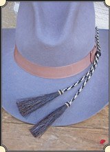 Horsehair Stampede Strings - No Hat Hole Required - 2 of 5