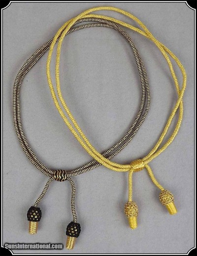 Heavy Metallic Military Officer's Hat Cord