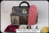 Bag - medium size carpet bag style leather bag - 2 of 12