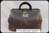 Bag - medium size carpet bag style leather bag - 3 of 12