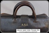 Bag - medium size carpet bag style leather bag - 4 of 12