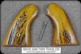 Grips ~ Aged Elk Horn with bark on. For your 1858 Remington - 6 of 9