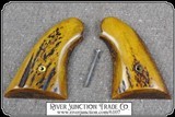 Grips ~ Aged Elk Horn with bark on. For your 1858 Remington - 7 of 9