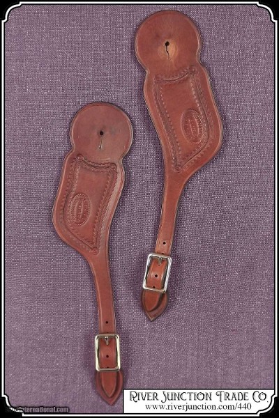 Spur Straps - Border Stamped