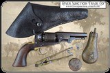 Colt, Pocket Model 1849, with Original Holster, Flask & Mold - 2 of 20