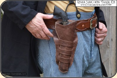 Cheyenne Holster with boarder stamping 7-1/2 inch. - Image 9 of 11