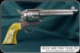 UBERTI .45 Colt Fully Engraved with Real Jigged bone grips - 3 of 13