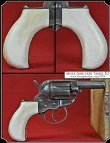 Colt Lightning & Thunderer Grips ~ Hand made Bone one piece Grips RJT#5528 $330.00