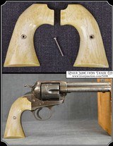 Hand made Bone Colt Bisley two piece Grips